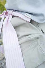 Light beige snap cargo pants