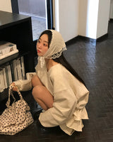 [MADE/6color] ポニー、Vネックのゆったりフィットトレーナー