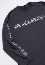 BBD  クラッシュドフェイスピグメントロングtシャツ