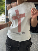 Pink Cross T