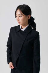 ODE ASYMMETRIC JACKET / BLACK