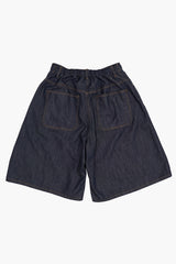 Rixen raw denim bermuda pants