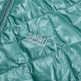 1/2 REVERSIBLE TWO COLOR LIGHT DOWN JACKET (TURQUOISE/MINT)
