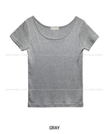 [1+1] エブリデイUネックルーズフィットショートスリーブTシャツ
