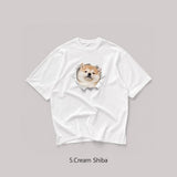 [A-T0301] アンニョンドッグ半袖Tシャツ (7タイプ)