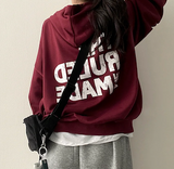 Enwa NYC Stars and Stripes Boxy Fit Hoodie