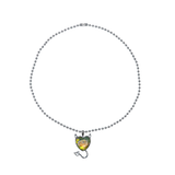 Devil heart necklace