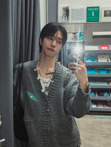 Scratcher Crop Damage Cardigan