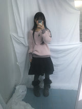 Angora Touch V Neck Knitwear