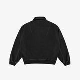 Oversized Polo Sweatshirt - Black