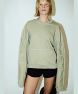 TACK SLEEVE SWEATSHIRT
