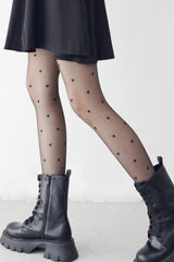 Moninta Heart See-Through Stockings