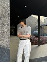 LMN Burnley Pintuck Half-Banding Wide Denim Pants (3 colors)