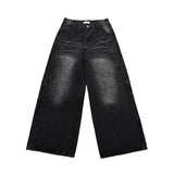 Veil Crack Wide Denim