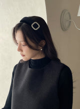 Schutia Velvet Square Cubic Hairband