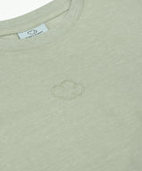 (W) Essential Logo Semi-Crop Pigment Short Sleeve T-Shirt_3 Color