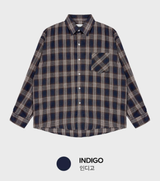  Glife S Daily Overfit Check Long Sleeve Shirt