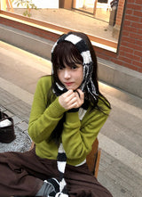 [SHOPPERMADE] Cozy Wool V-neck Knit Cardigan (7color)