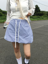 Pumpkin Stripe Layer Shorts (2c)