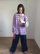 Back - Banding Wide Denim (1color)