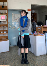  COZY PLEATS MIDI SKIRT