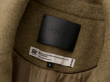 hairy quilting jacket - khaki beige 