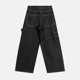 Cres Double Knee Carpenter Raw Denim Pants
