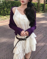 poa tales frill long bustier ops