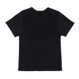 90's スカラップステッチネックTシャツ (BLACK)
