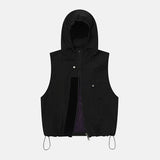 ボヤージュフーディドジップベスト / Black