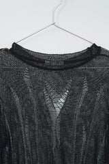 Vintage Grunge Knit (Black)