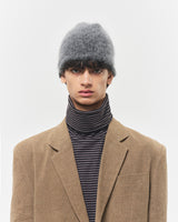 Bluesf angora knit beanie
