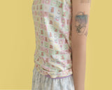 Teddy patch sleeveless (2 color)