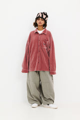 DSXBS NEW SUPER WIDE PANTS HERRINGBONE BROWN