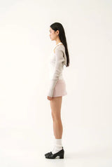 Golgi cotton bolero - light gray