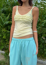 TENCEL FRILL SLEEVELESS