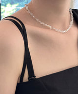 white chips necklace