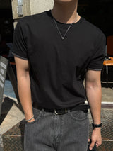 Shoulder hidden ringer t-shirt