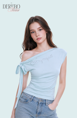 Muse Ribbon One Shoulder Top