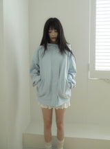daisy button zip-up