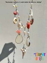 Natural Pearl Wind Chime Necklace