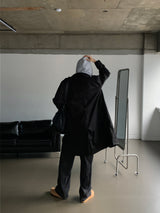 LMN Wayne Layered Hooded Coat (2 colors)