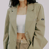 WIDE SNAP BLAZER