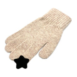 Star Wool Gloves [Oatmeal]