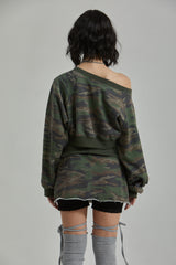CAMO SKIRT-PANTS
