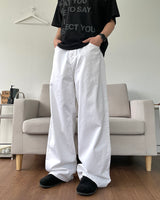 Basic Cotton Wide Pants 4C