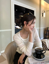 Clent Rolling Round Slim Knit / 4 colors