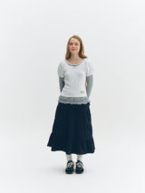 Double Frill T-shirt (Grey)