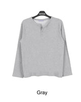 Lato Henley Neck Long Sleeve
