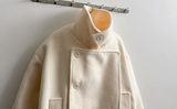 Pony Thick Belt Double High Neck Coat